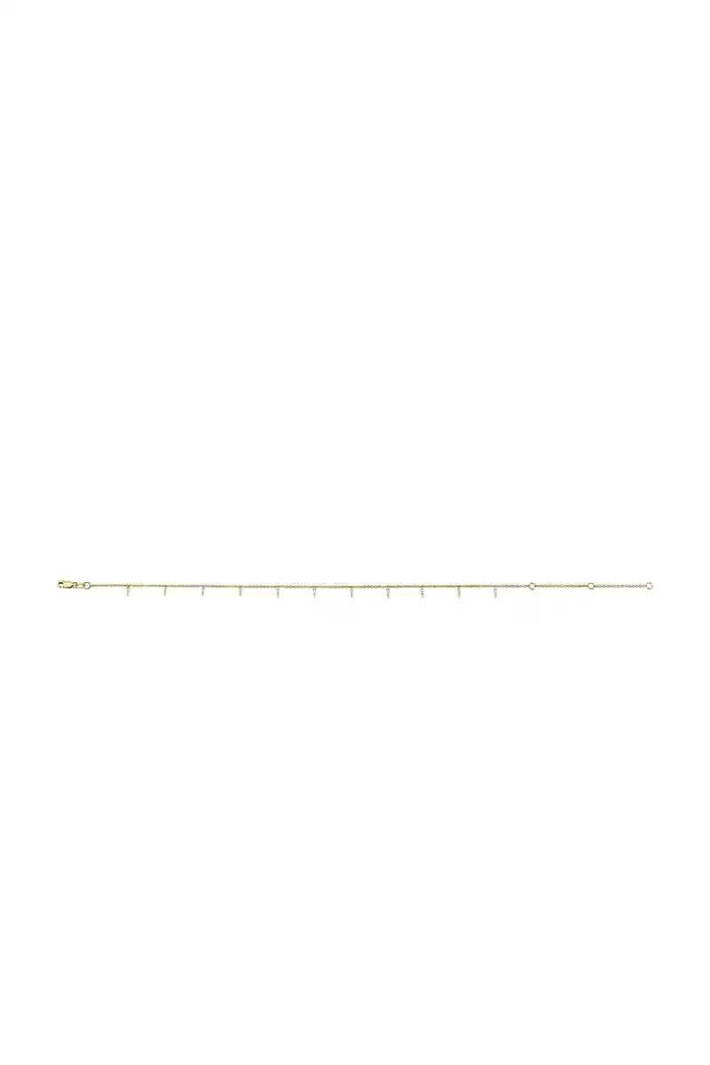 Sydney Evan Small Pave Fringe Anklet | Thumbnail 2
