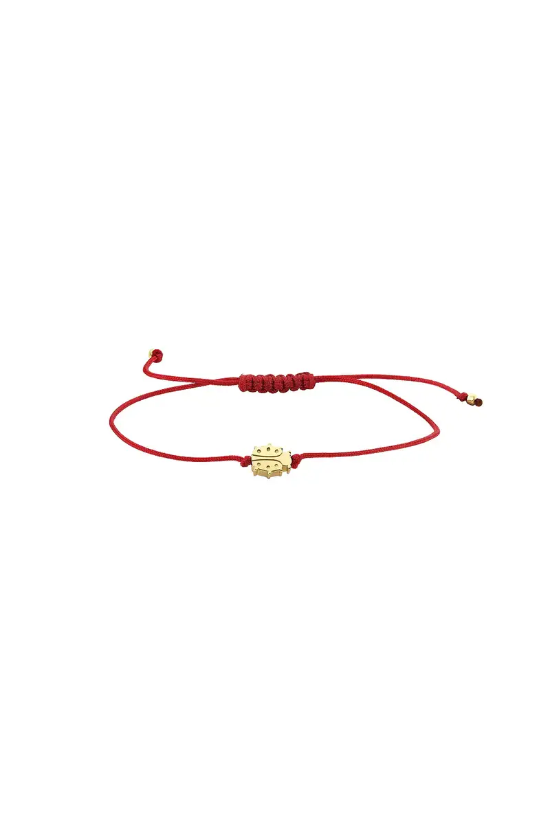 Sydney Evan Tiny Pure Ladybug Cord Bracelet | Thumbnail 2 Sydney Evan Tiny Pure Ladybug Cord Bracelet | Thumbnail 2