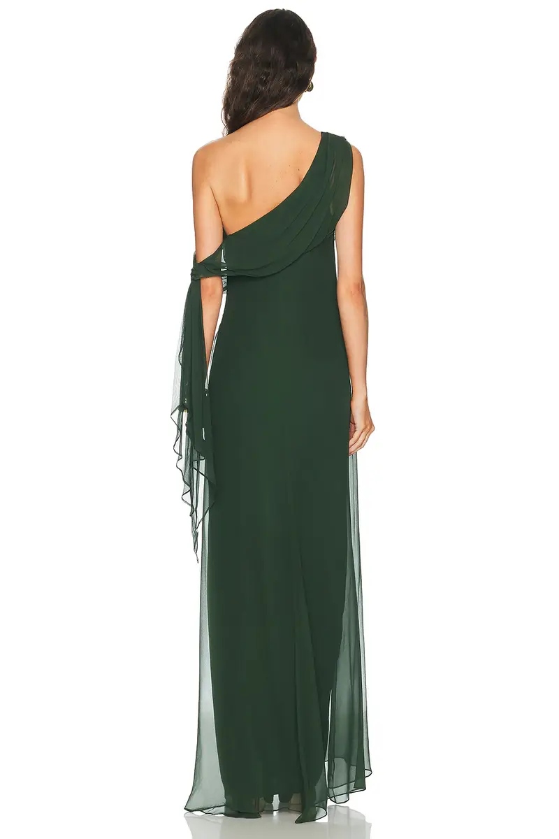 THE SEI Chiffon Tie Draped Gown | Thumbnail 4 THE SEI Chiffon Tie Draped Gown | Thumbnail 4