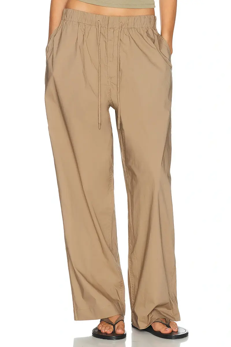 SKIMS Woven Cotton Oversized Drawstring Pant | Image 1 SKIMS Woven Cotton Oversized Drawstring Pant | Image 1