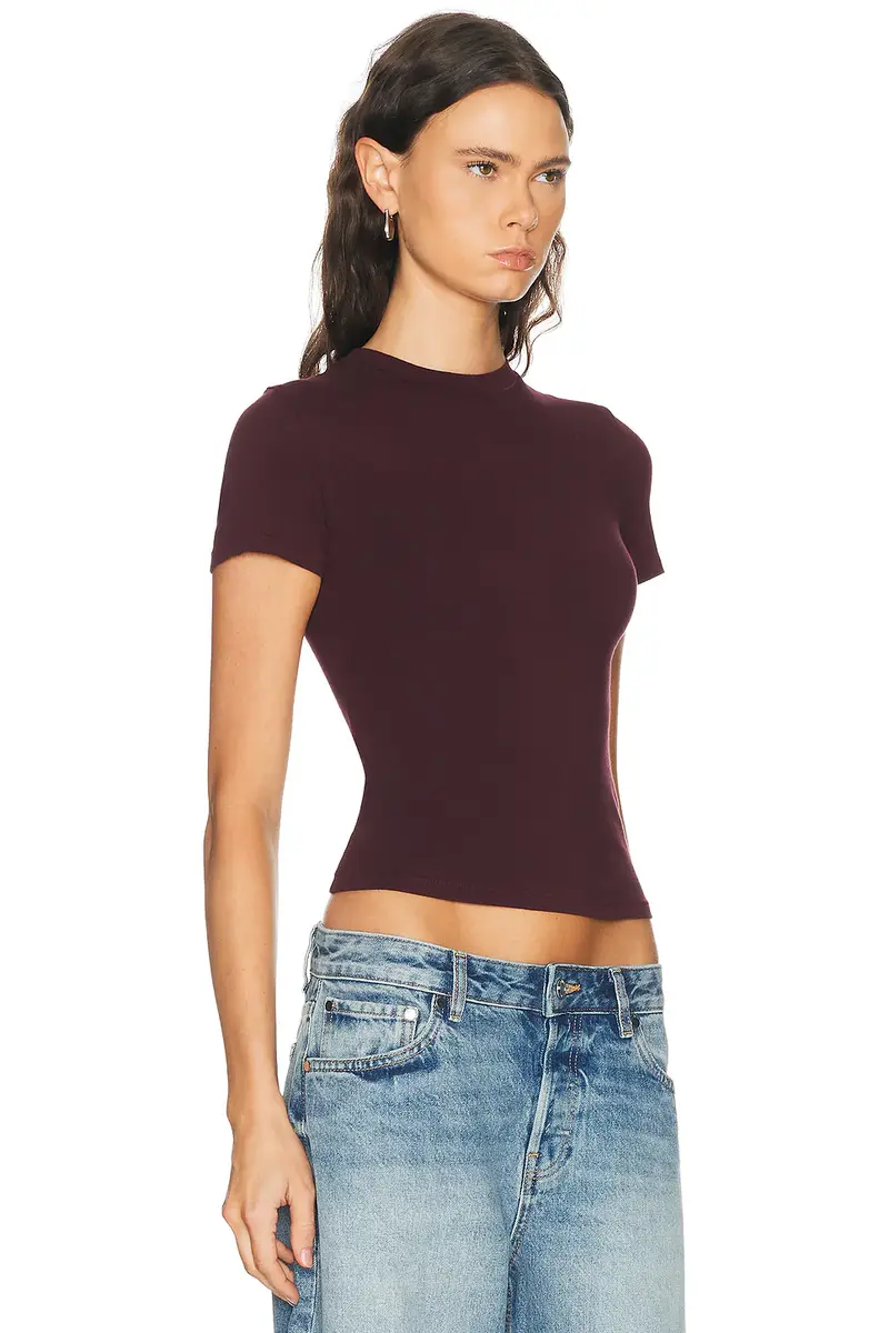 Skims Cotton Jersey T-Shirt | Thumbnail 2 Skims Cotton Jersey T-Shirt | Thumbnail 2