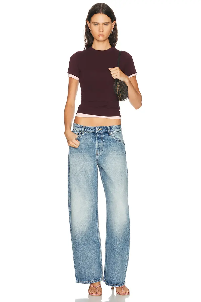 Skims Cotton Jersey T-Shirt | Thumbnail 4 Skims Cotton Jersey T-Shirt | Thumbnail 4