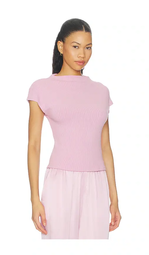 Sablyn Karlie Slit Neck Tee | Thumbnail 2 Sablyn Karlie Slit Neck Tee | Thumbnail 2