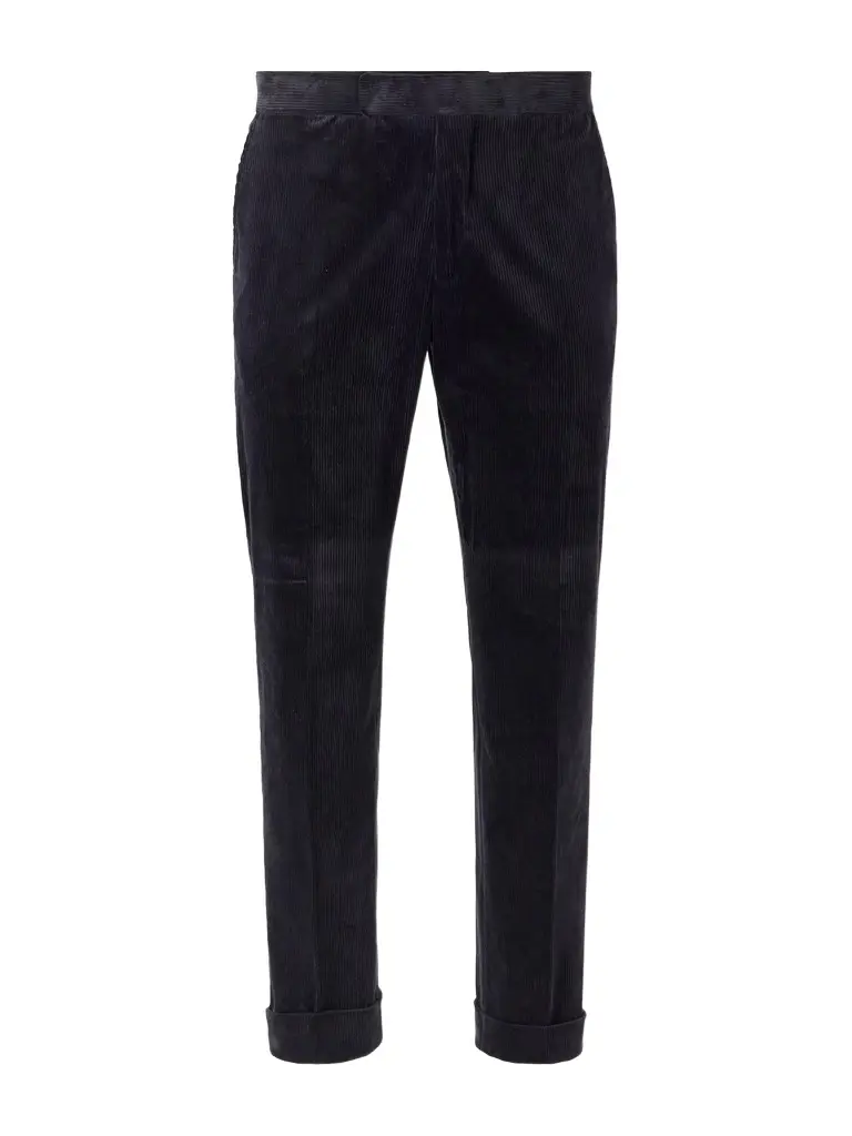 Polo Ralph Lauren Chester Tapered Cotton-Blend Corduroy Suit Trousers - Men | Image 1 Polo Ralph Lauren Chester Tapered Cotton-Blend Corduroy Suit Trousers - Men | Image 1