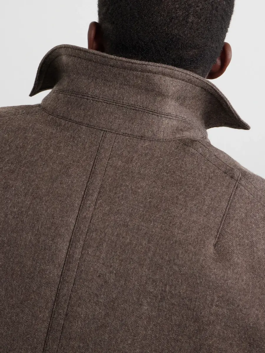 Sacai Melton Plush-Trimmed Wool Blouson Jacket - Men | Thumbnail 6 Sacai Melton Plush-Trimmed Wool Blouson Jacket - Men | Thumbnail 6