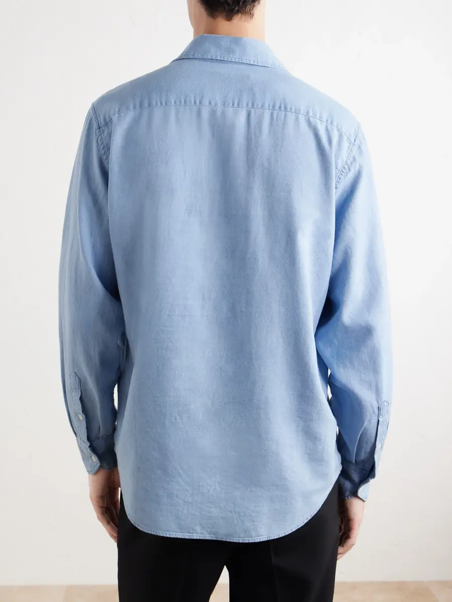 Frescobol Carioca Emilio Cotton-Twill Shirt - Men | Thumbnail 4 Frescobol Carioca Emilio Cotton-Twill Shirt - Men | Thumbnail 4