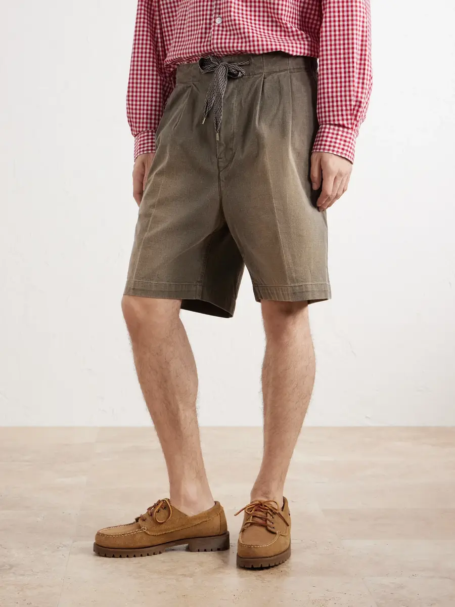 KAPITAL Easy Straight-Leg Cotton-Canvas Shorts - Men | Thumbnail 3 KAPITAL Easy Straight-Leg Cotton-Canvas Shorts - Men | Thumbnail 3