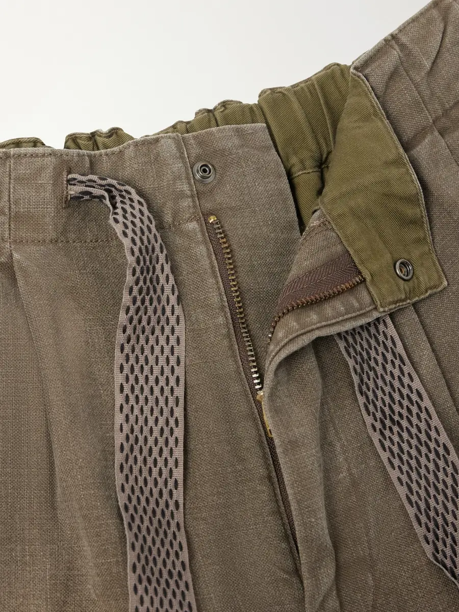 KAPITAL Easy Straight-Leg Cotton-Canvas Shorts - Men | Thumbnail 6 KAPITAL Easy Straight-Leg Cotton-Canvas Shorts - Men | Thumbnail 6