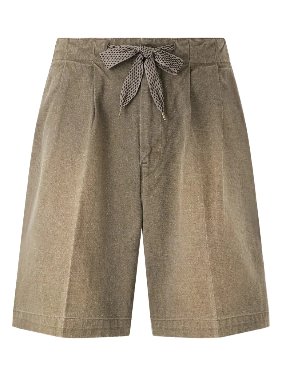KAPITAL Easy Straight-Leg Cotton-Canvas Shorts - Men