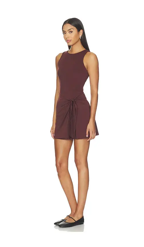 Beyond Yoga Serene Jersey Flex Wrap Mini Dress | Thumbnail 2 Beyond Yoga Serene Jersey Flex Wrap Mini Dress | Thumbnail 2