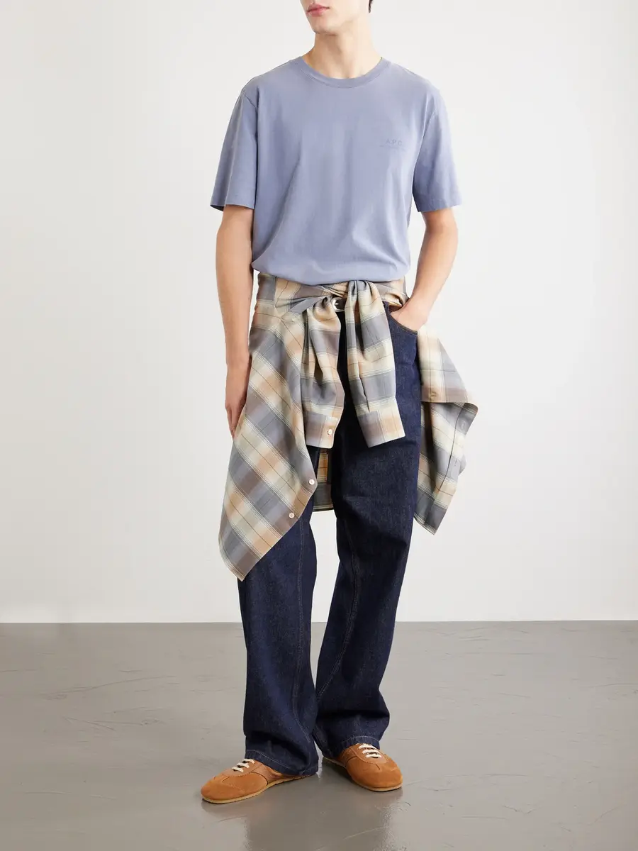 A.P.C. Gabby Logo-Print Cotton Jersey T-Shirt - Men | Thumbnail 2 A.P.C. Gabby Logo-Print Cotton Jersey T-Shirt - Men | Thumbnail 2