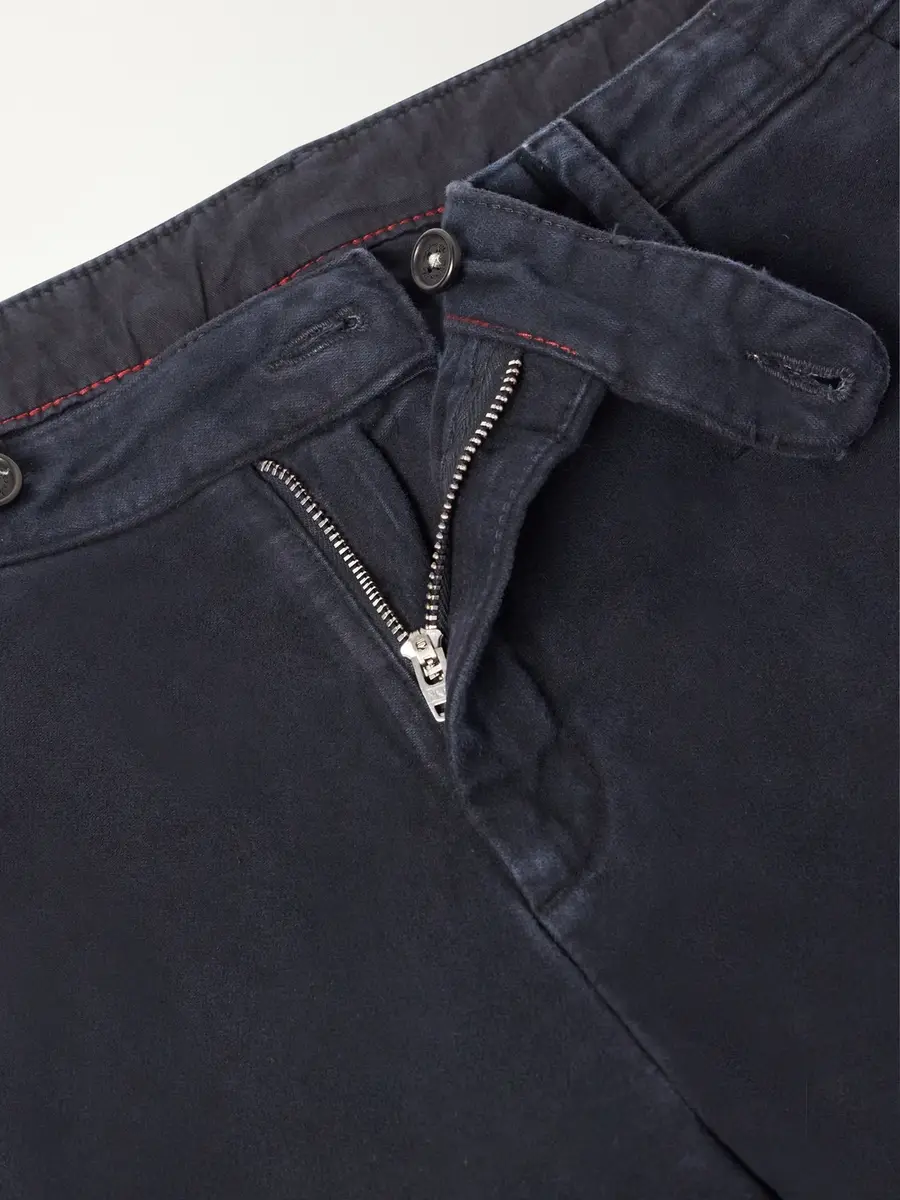 Massimo Alba Ionio2 Straight-Leg Cotton Trousers - Men | Thumbnail 6