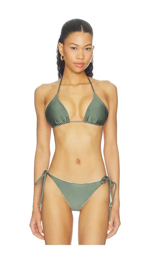 VERANDAH Reversible Triangle Bikini Top | Thumbnail 2