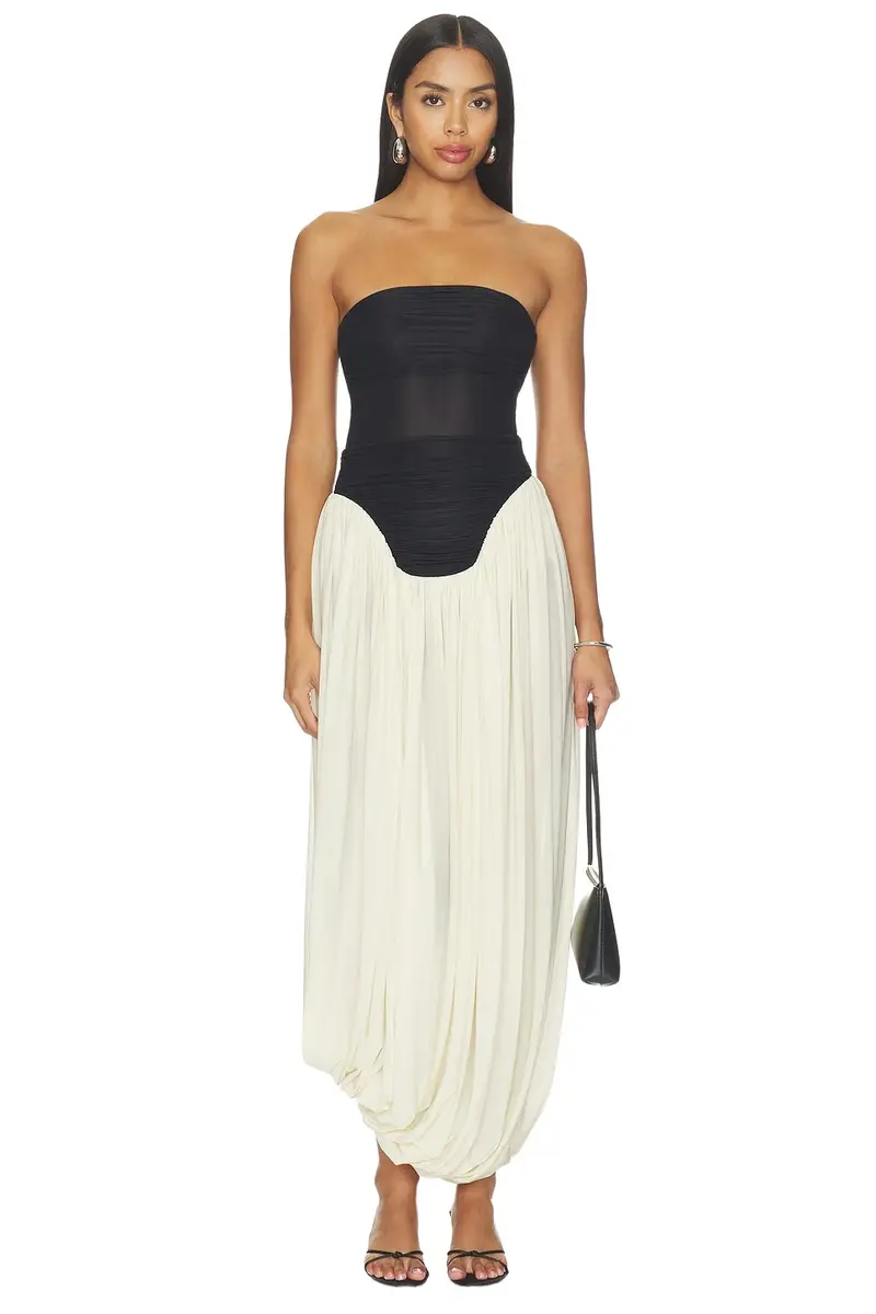 Maygel Coronel Lux Strapless Dress