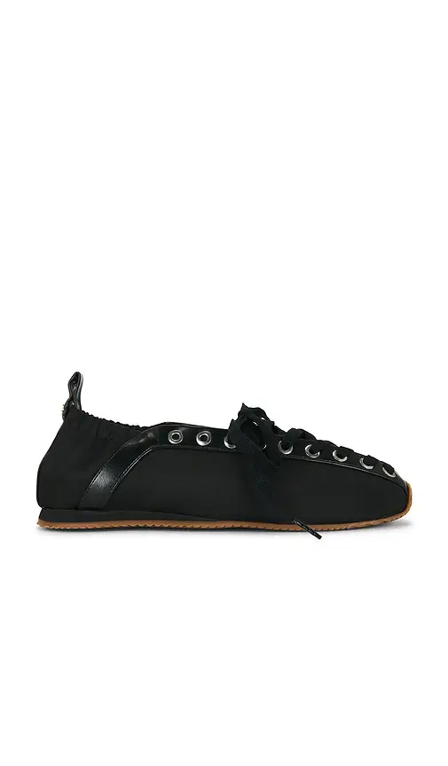 Ganni Lace Up Sporty Ballerina Sneaker | Image 1 Ganni Lace Up Sporty Ballerina Sneaker | Image 1