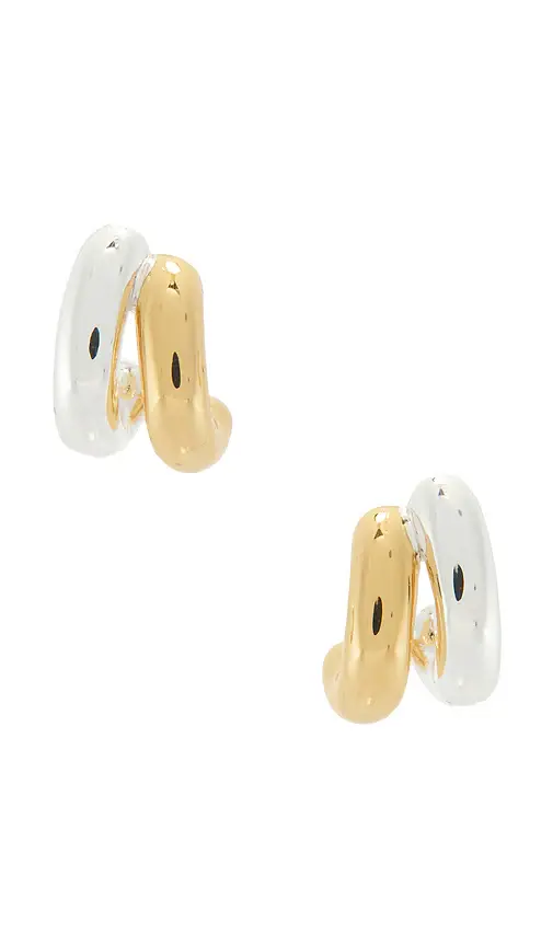 Jenny Bird Mini Florence Two Tone Earrings | Image 1 Jenny Bird Mini Florence Two Tone Earrings | Image 1