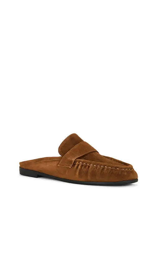 Black Suede Studio Gabby Mule Loafer | Thumbnail 2 Black Suede Studio Gabby Mule Loafer | Thumbnail 2
