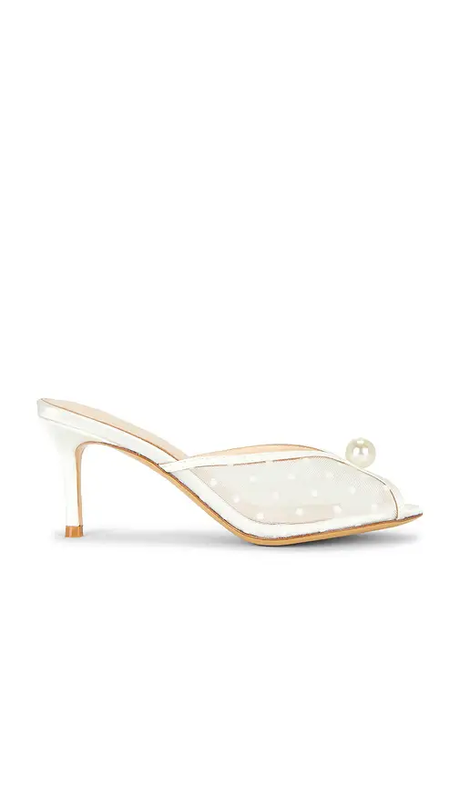 Black Suede Studio Sadie 100 Mule | Image 1 Black Suede Studio Sadie 100 Mule | Image 1