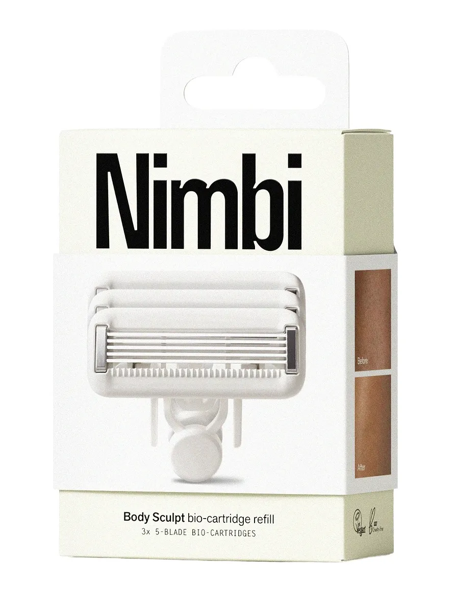 Nimbi Body Sculpt System Razor Bio-Cartridge 3 Pack Refills