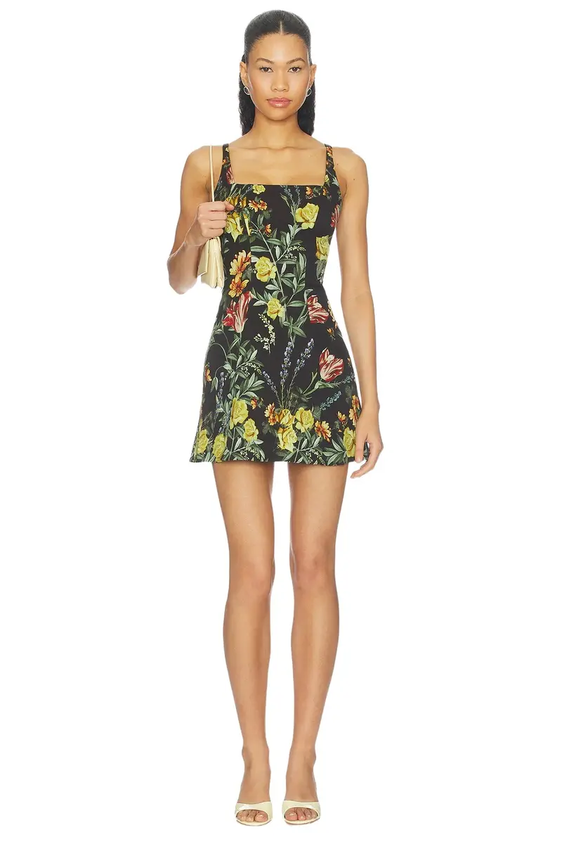 Alice + Olivia Julia Scoop Neck Mini Dress Alice + Olivia Julia Scoop Neck Mini Dress