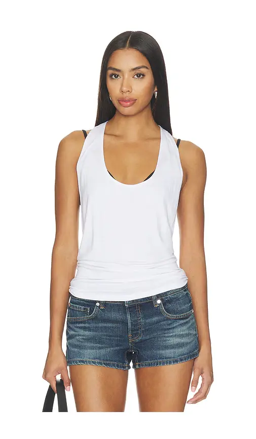 EB Denim Valley Racer Tank | Image 1 EB Denim Valley Racer Tank | Image 1