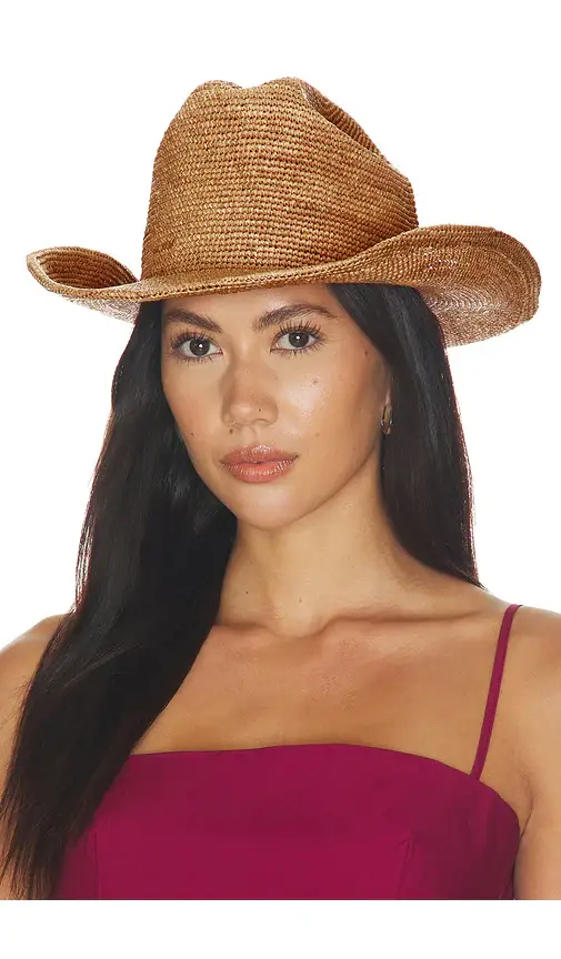 Brixton Odessa Straw Packable Cowboy Hat | Image 1 Brixton Odessa Straw Packable Cowboy Hat | Image 1