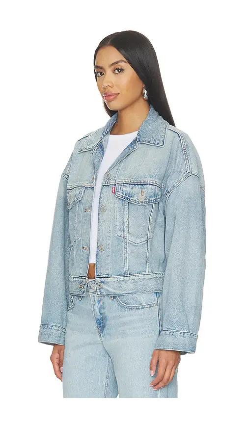 Levi's Loose Crop Trucker Jacket | Thumbnail 2 Levi's Loose Crop Trucker Jacket | Thumbnail 2