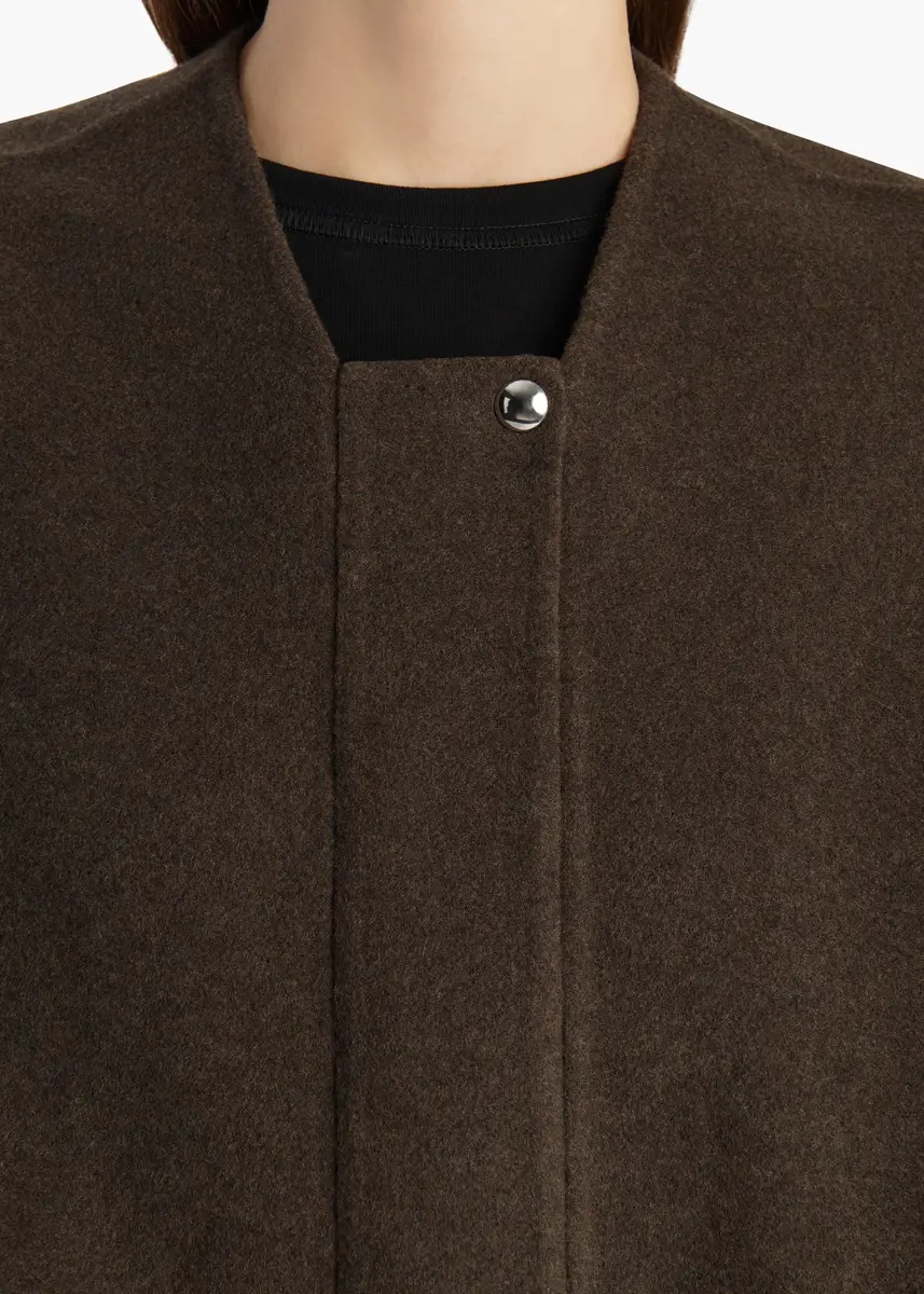 Khaite Cordan Jacket In Army Melange | Thumbnail 5 Khaite Cordan Jacket In Army Melange | Thumbnail 5