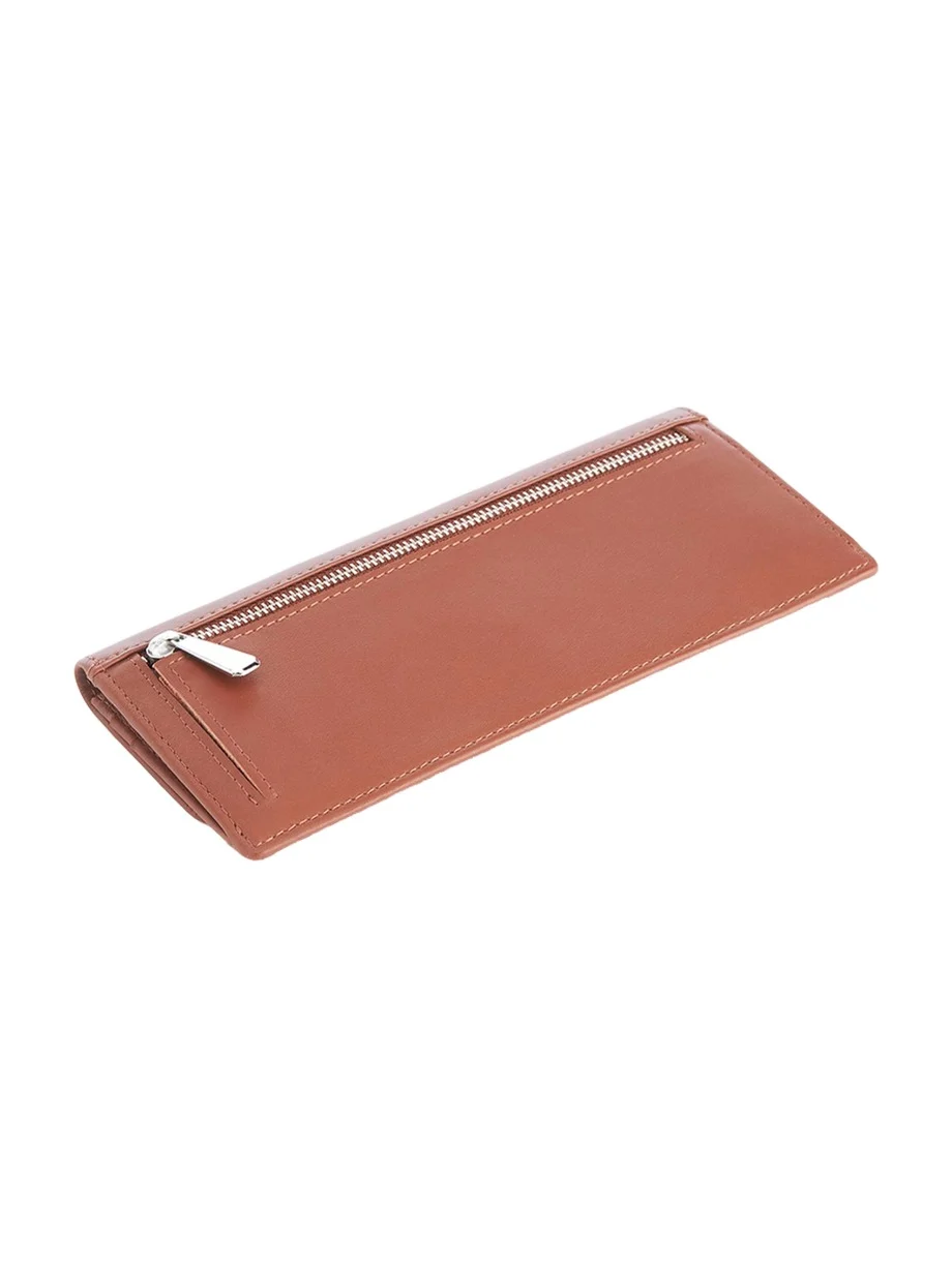 Royce New York Monogrammed RFID Blocking Leather Clutch Wallet, Personalized