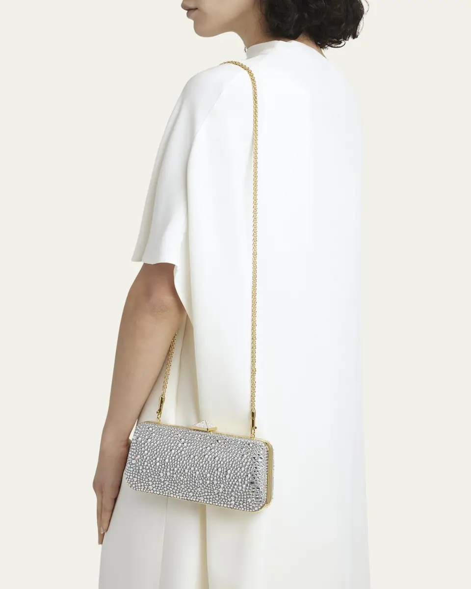 Valentino Garavani Carry Secrets Sparkling Rhinestones Clutch Bag | Thumbnail 2 Valentino Garavani Carry Secrets Sparkling Rhinestones Clutch Bag | Thumbnail 2