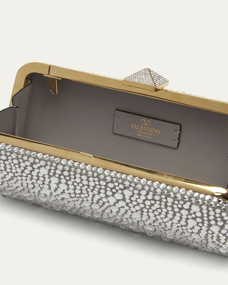 Valentino Garavani Carry Secrets Sparkling Rhinestones Clutch Bag | Thumbnail 4 Valentino Garavani Carry Secrets Sparkling Rhinestones Clutch Bag | Thumbnail 4
