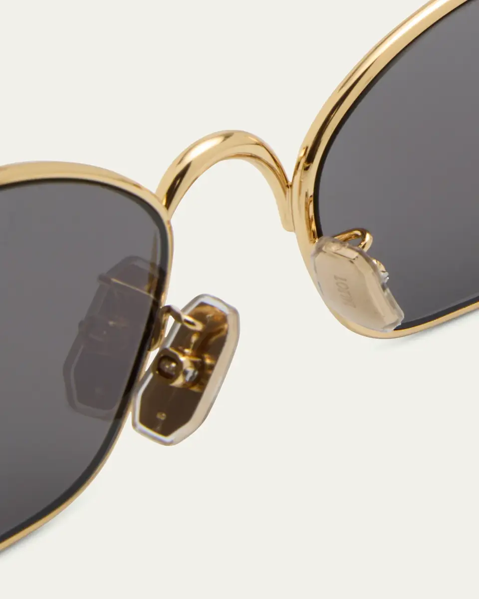 Loewe Anagram Golden Metal Cat-Eye Sunglasses | Thumbnail 8 Loewe Anagram Golden Metal Cat-Eye Sunglasses | Thumbnail 8