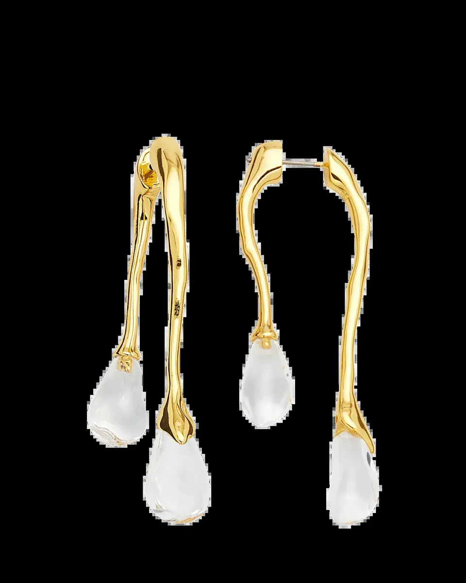 ALEXIS BITTAR Lucite Front-Back Double Drop Earrings | Thumbnail 2 ALEXIS BITTAR Lucite Front-Back Double Drop Earrings | Thumbnail 2