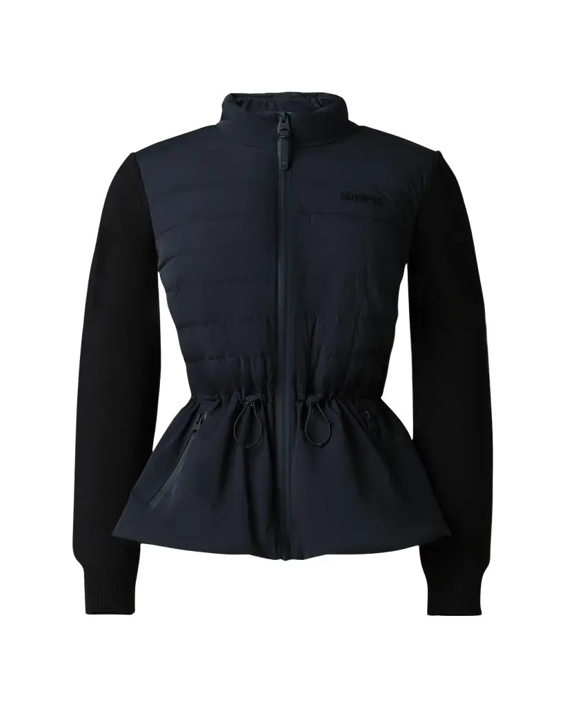 Laika Hybrid Down Peplum-Hem Jacket Laika Hybrid Down Peplum-Hem Jacket