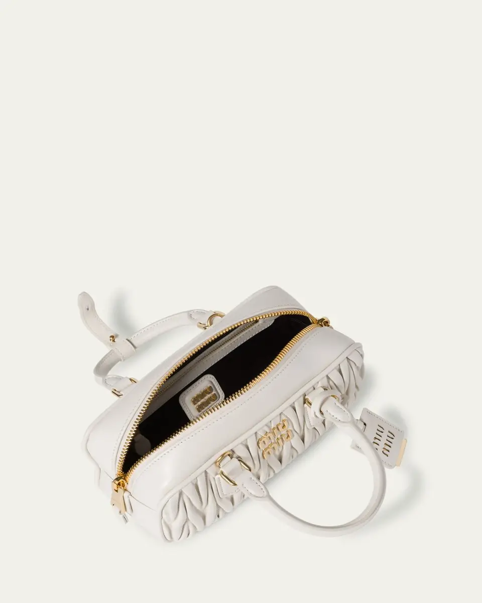 Miu Miu Zip Quilted Leather Top-Handle Bag | Thumbnail 3 Miu Miu Zip Quilted Leather Top-Handle Bag | Thumbnail 3