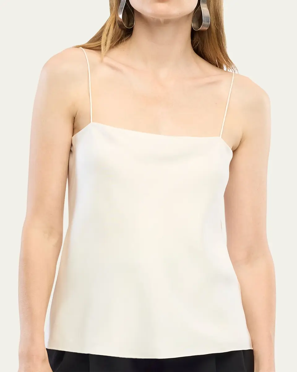 Another Tomorrow Silk Camisole Top | Thumbnail 4 Another Tomorrow Silk Camisole Top | Thumbnail 4