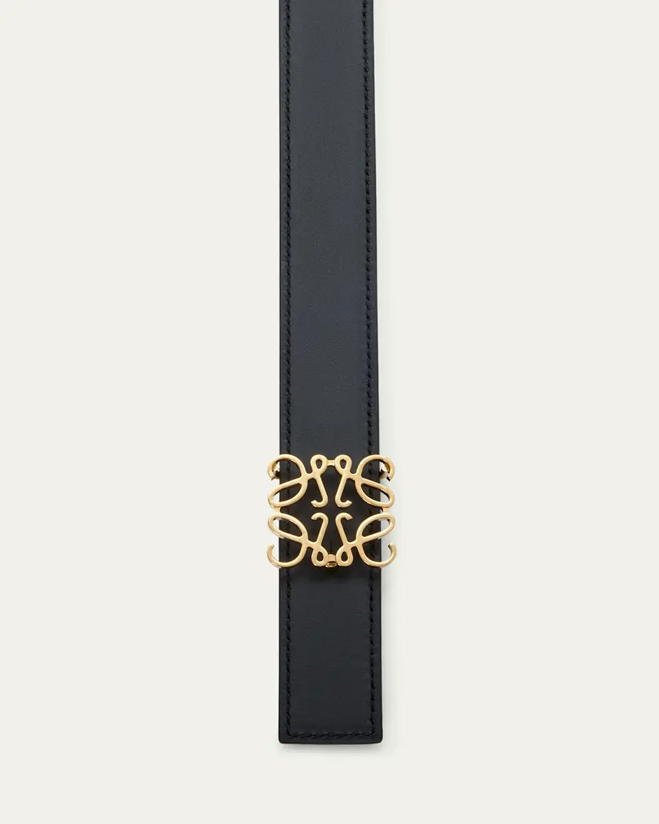 Loewe Anagram Reversible Grained Leather Belt | Thumbnail 2 Loewe Anagram Reversible Grained Leather Belt | Thumbnail 2