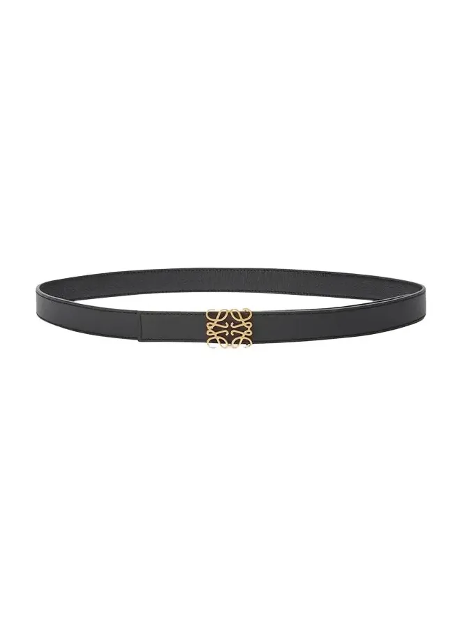 Anagram Reversible Grained Leather Belt