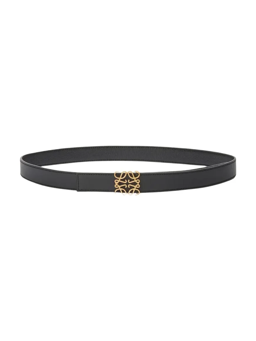 Anagram Reversible Grained Leather Belt Anagram Reversible Grained Leather Belt