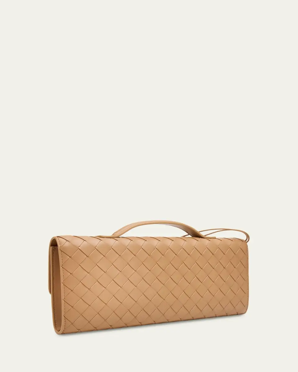 Bottega Veneta Long Andiamo Clutch Bag with Handle | Thumbnail 3 Bottega Veneta Long Andiamo Clutch Bag with Handle | Thumbnail 3