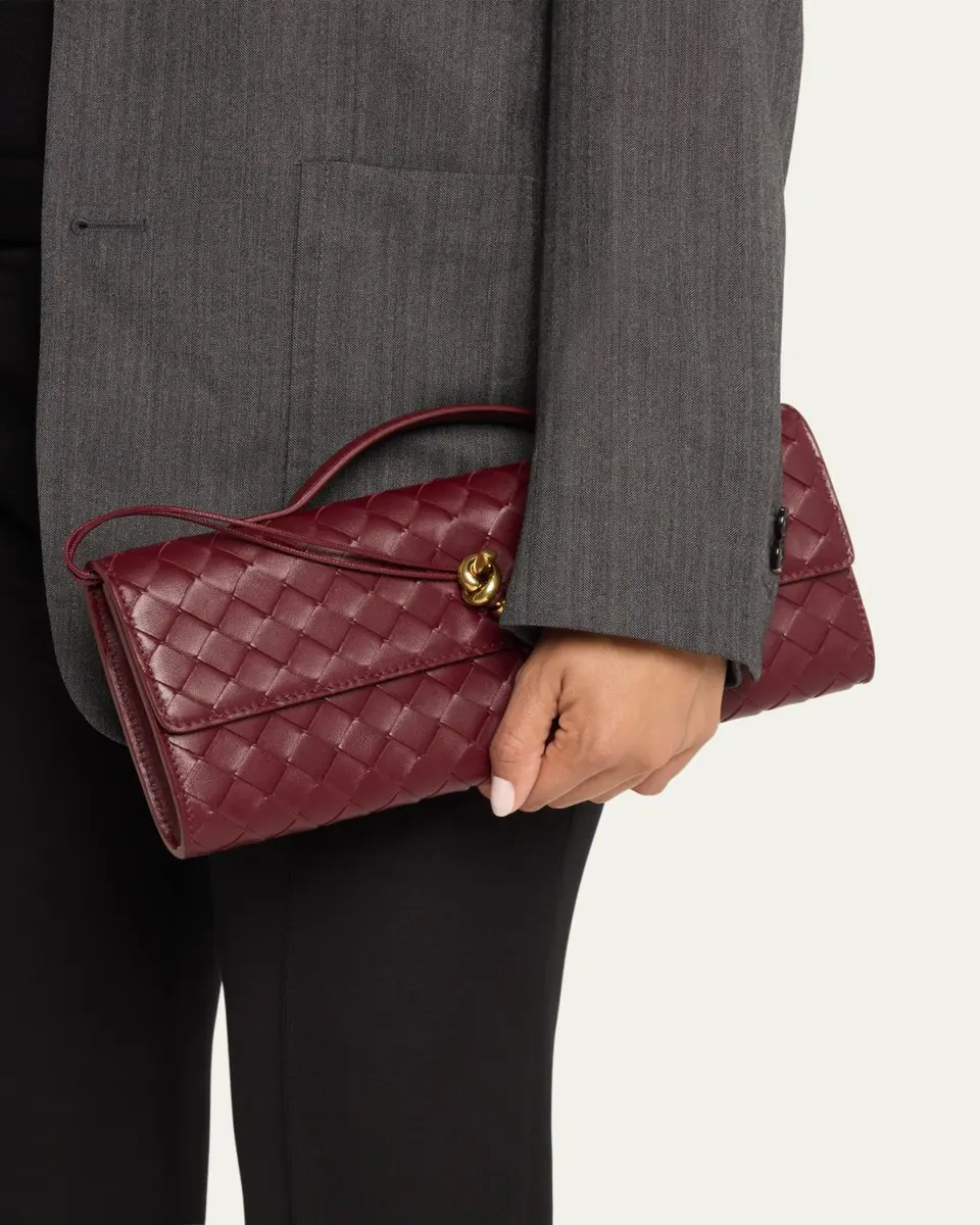 Bottega Veneta Long Andiamo Clutch Bag with Handle | Thumbnail 10 Bottega Veneta Long Andiamo Clutch Bag with Handle | Thumbnail 10