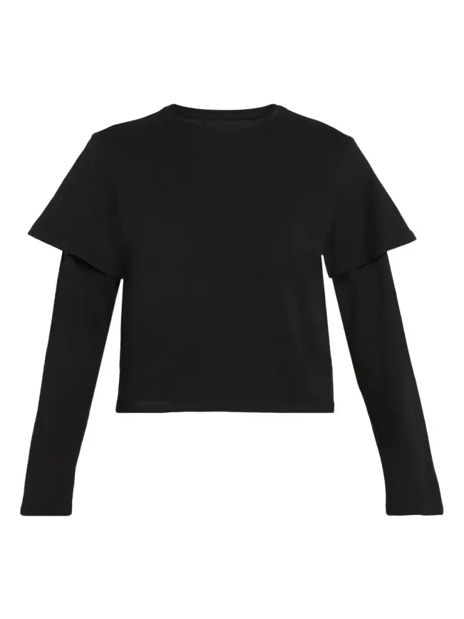 2Tee Layered Long-Sleeve T-Shirt