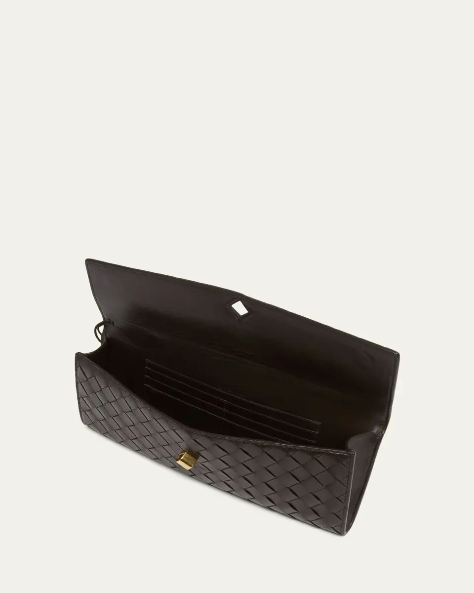 Bottega Veneta Long Andiamo Clutch Bag with Handle | Thumbnail 4 Bottega Veneta Long Andiamo Clutch Bag with Handle | Thumbnail 4