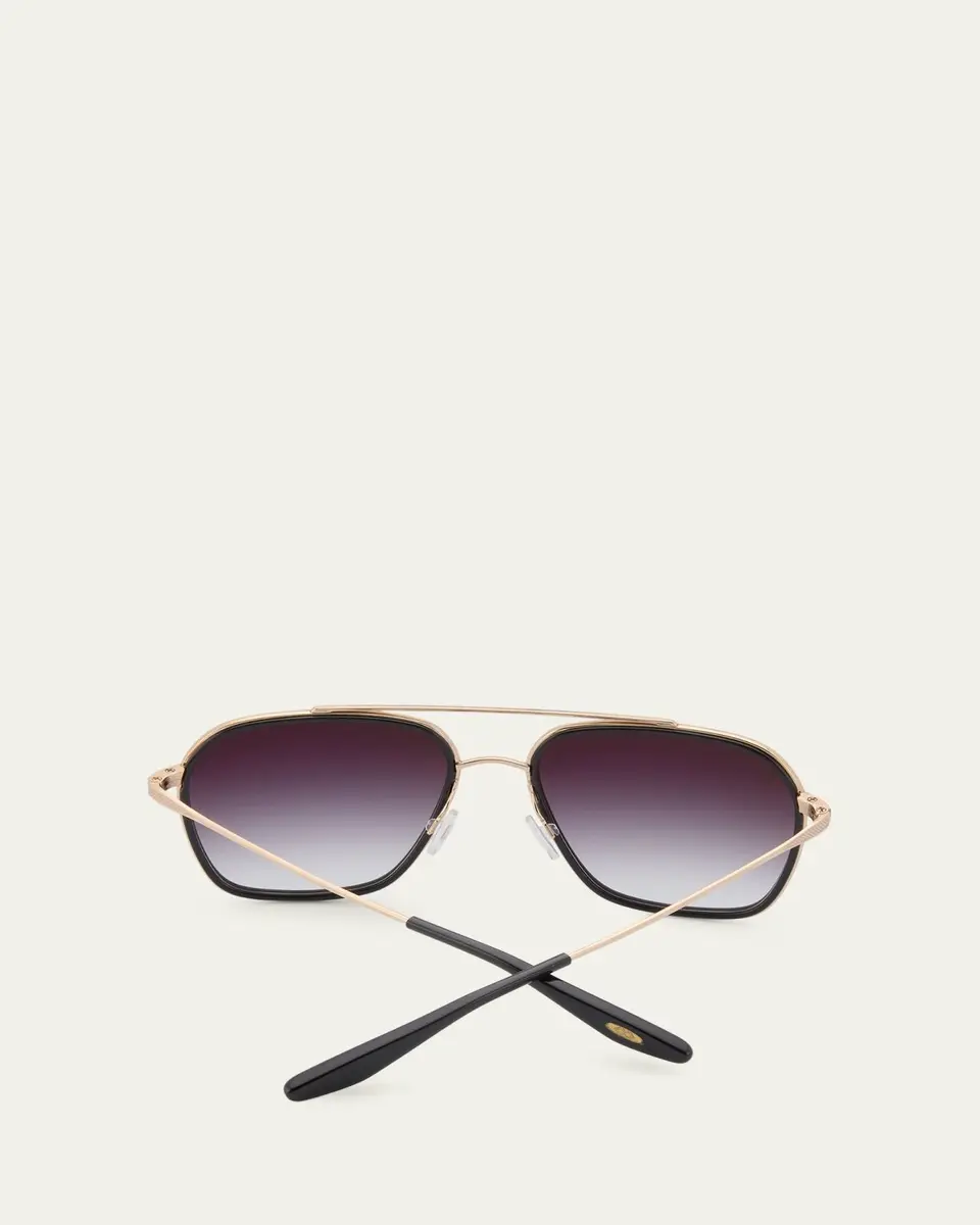BARTON PERREIRA Rizzo Titanium Navigator Sunglasses | Thumbnail 4 BARTON PERREIRA Rizzo Titanium Navigator Sunglasses | Thumbnail 4