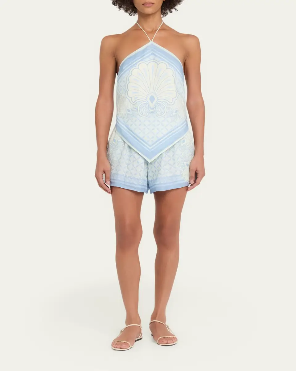 Shani Shemer Rosa Handkerchief Scarf Top | Thumbnail 2 Shani Shemer Rosa Handkerchief Scarf Top | Thumbnail 2