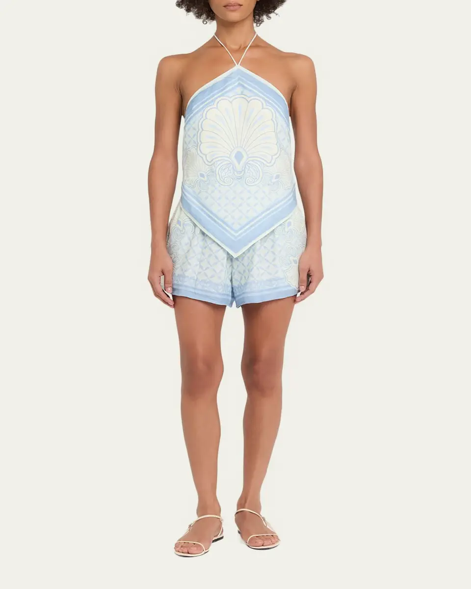 Shani Shemer Carly Drawstring Shorts | Thumbnail 2