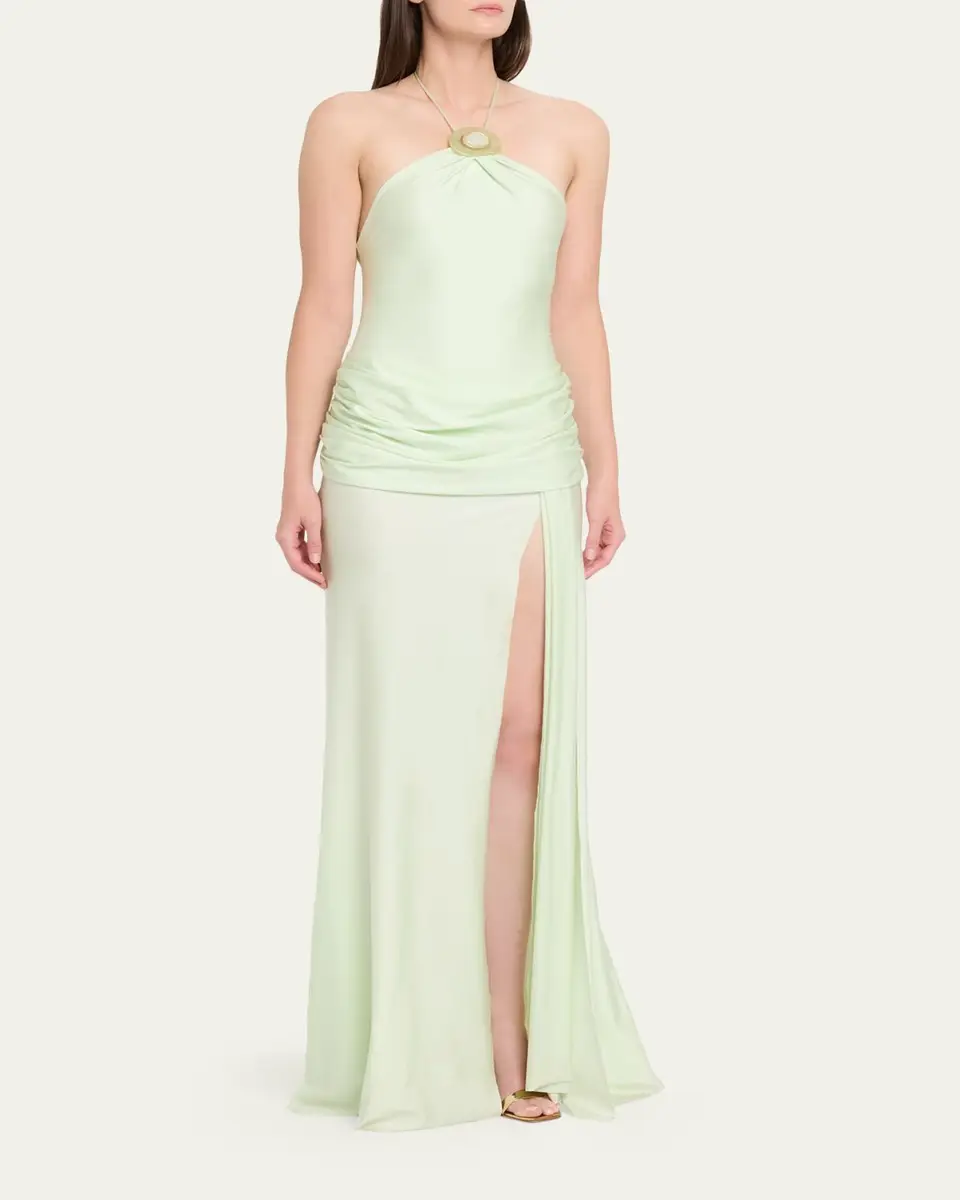 Shani Shemer Valentine Draped Maxi Dress | Thumbnail 4 Shani Shemer Valentine Draped Maxi Dress | Thumbnail 4