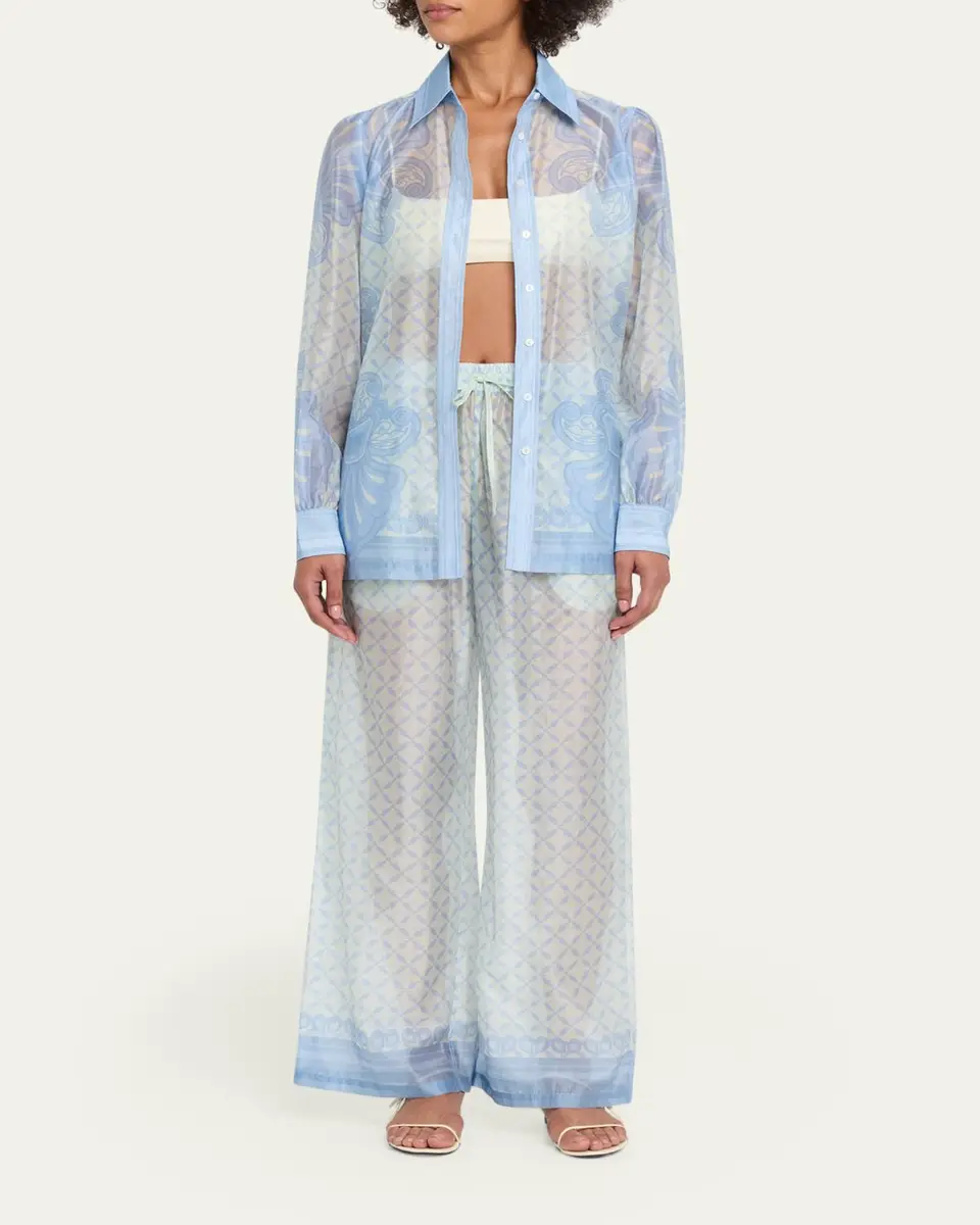 Shani Shemer Macey Wide-Leg Drawstring Pants | Thumbnail 2 Shani Shemer Macey Wide-Leg Drawstring Pants | Thumbnail 2