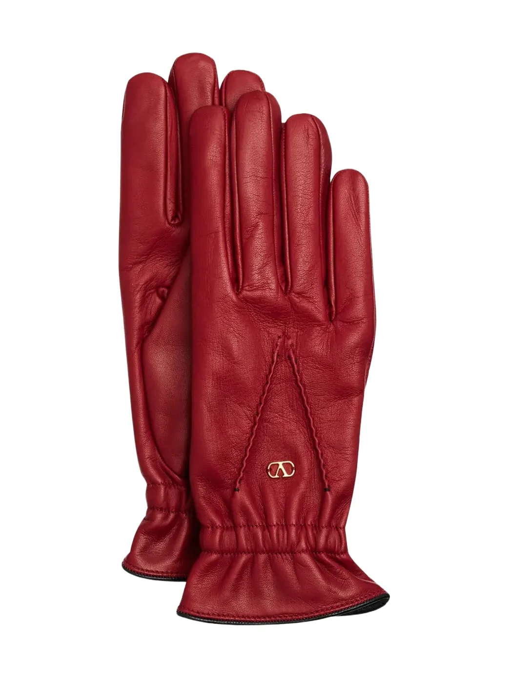 Valentino Garavani VLogo Signature Leather Gloves