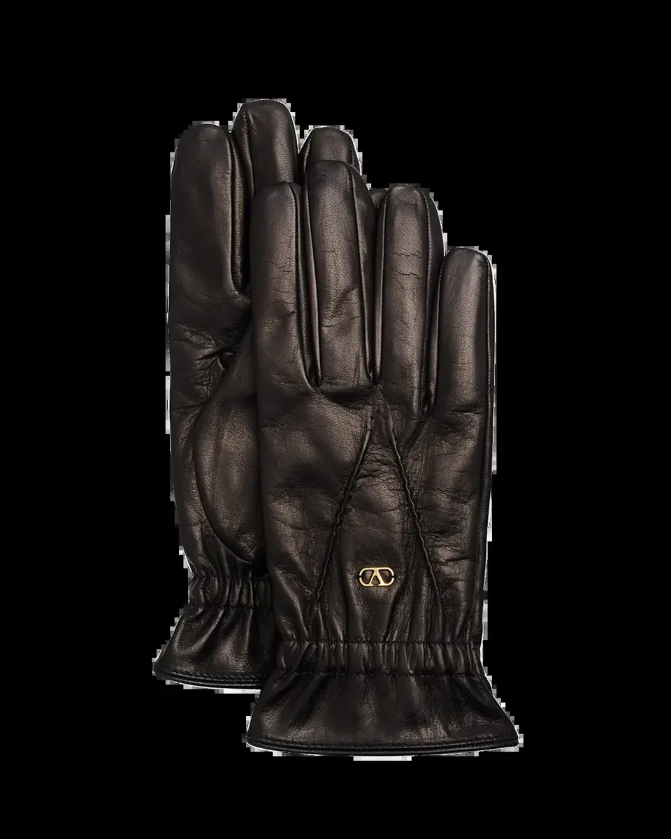 Valentino Garavani VLogo Signature Leather Gloves | Thumbnail 2 Valentino Garavani VLogo Signature Leather Gloves | Thumbnail 2